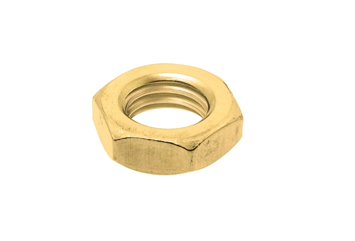 Гайка М3 низька, клас міцності 4, цинк жовтий